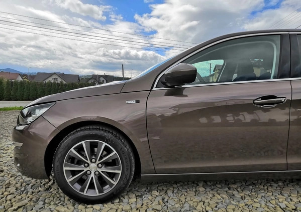 Peugeot 308 cena 34900 przebieg: 100000, rok produkcji 2016 z Tuchów małe 742